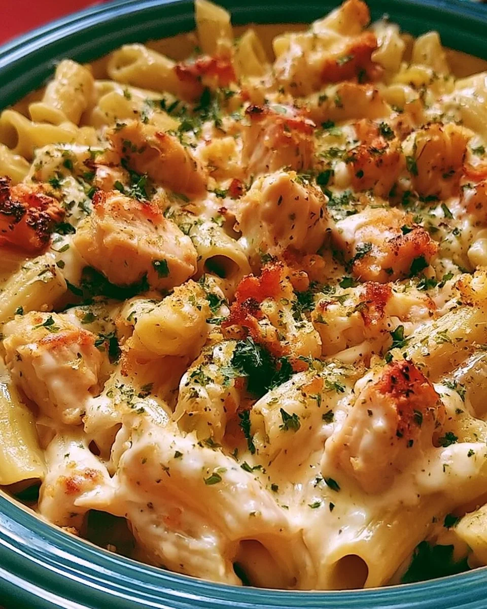 Creamy Mozzarella Chicken Pasta