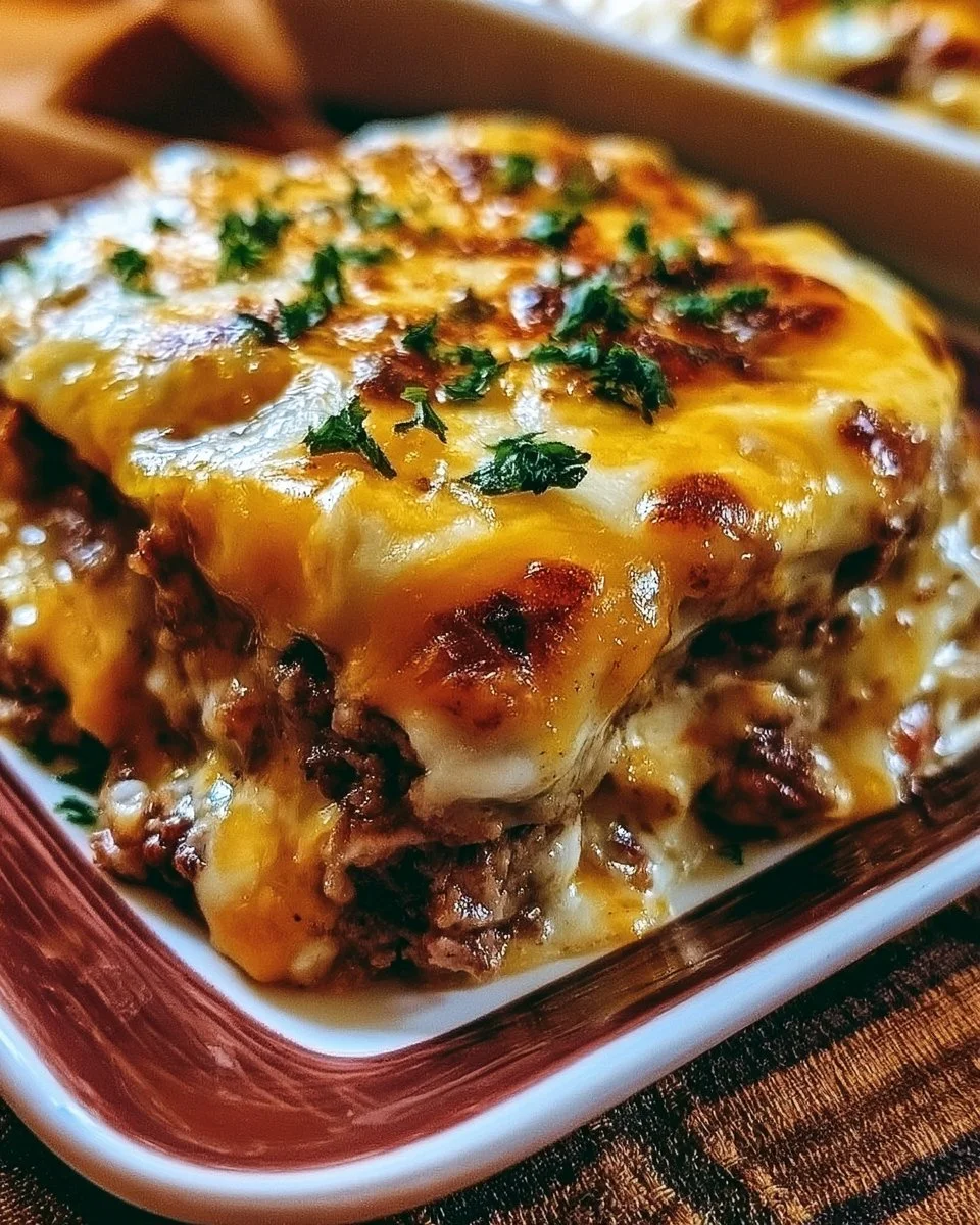 Cheesy Meatloaf Casserole Recipe