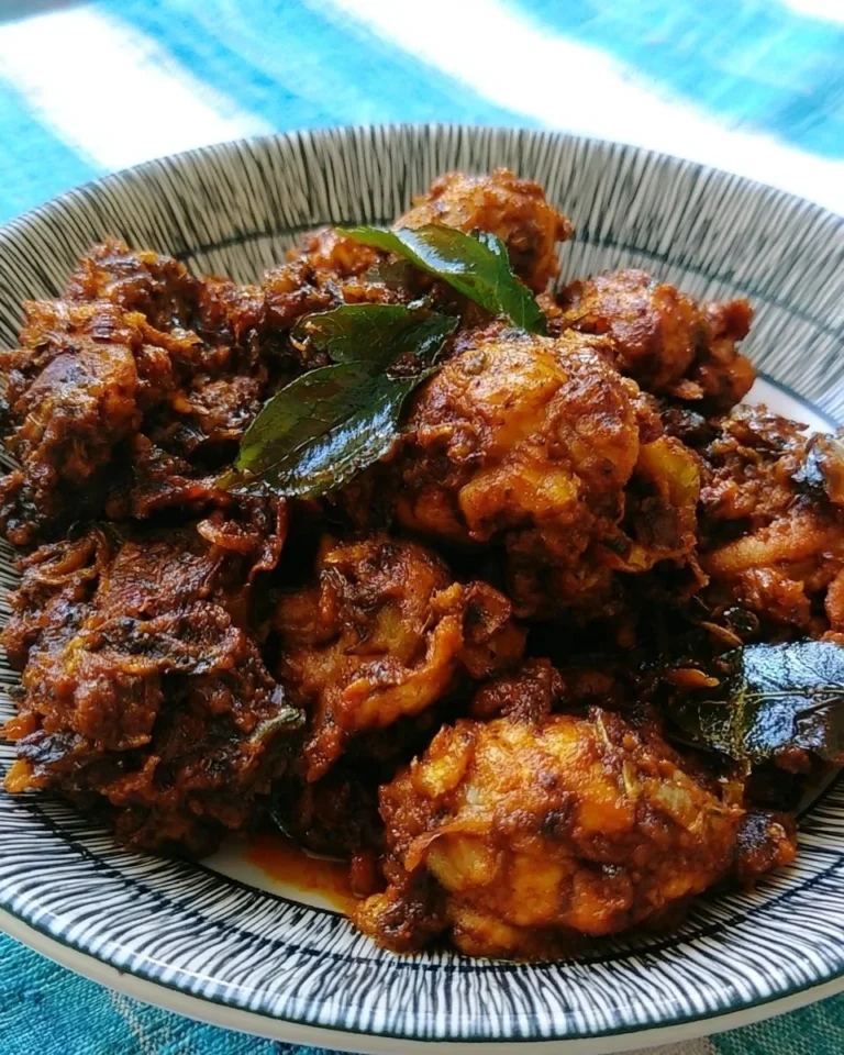 Delicious Chicken Chukka dish with spices and herbs