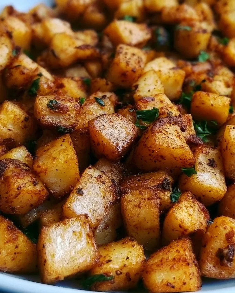 Delicious and easy breakfast potatoes recipe served in a bowl
