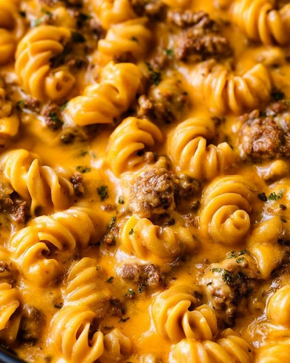 Easy Homemade Hamburger Helper Recipe with Cheesy Pasta