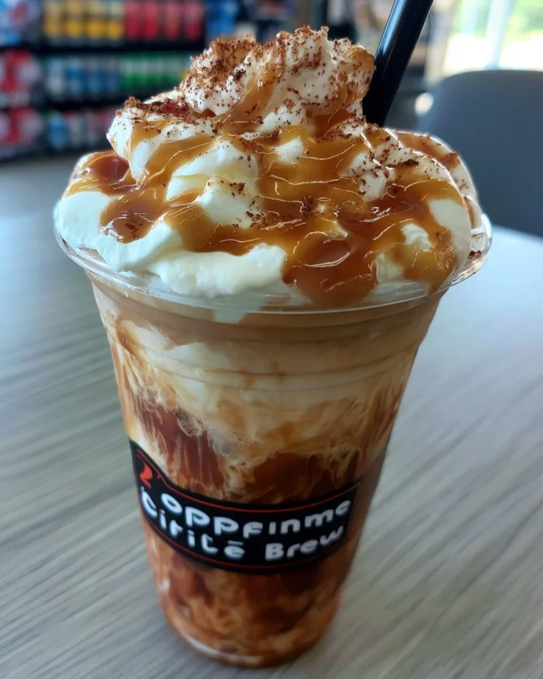 Selection of eleven iced caramel coffee drinks to enjoy this summer