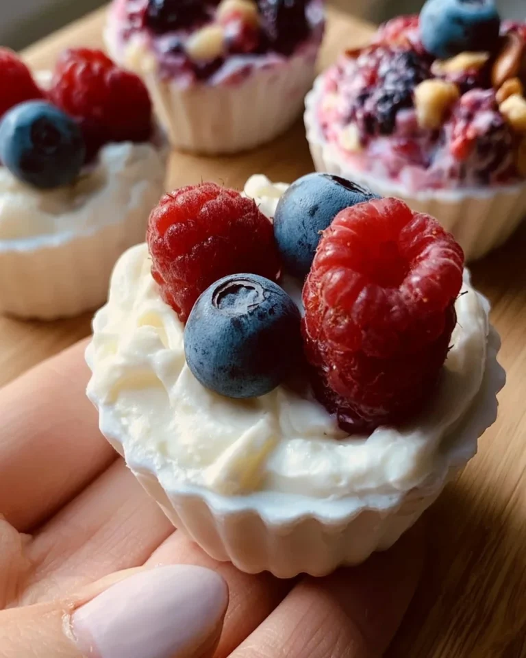 Colorful frozen yogurt cups with various toppings like fruit and sprinkles