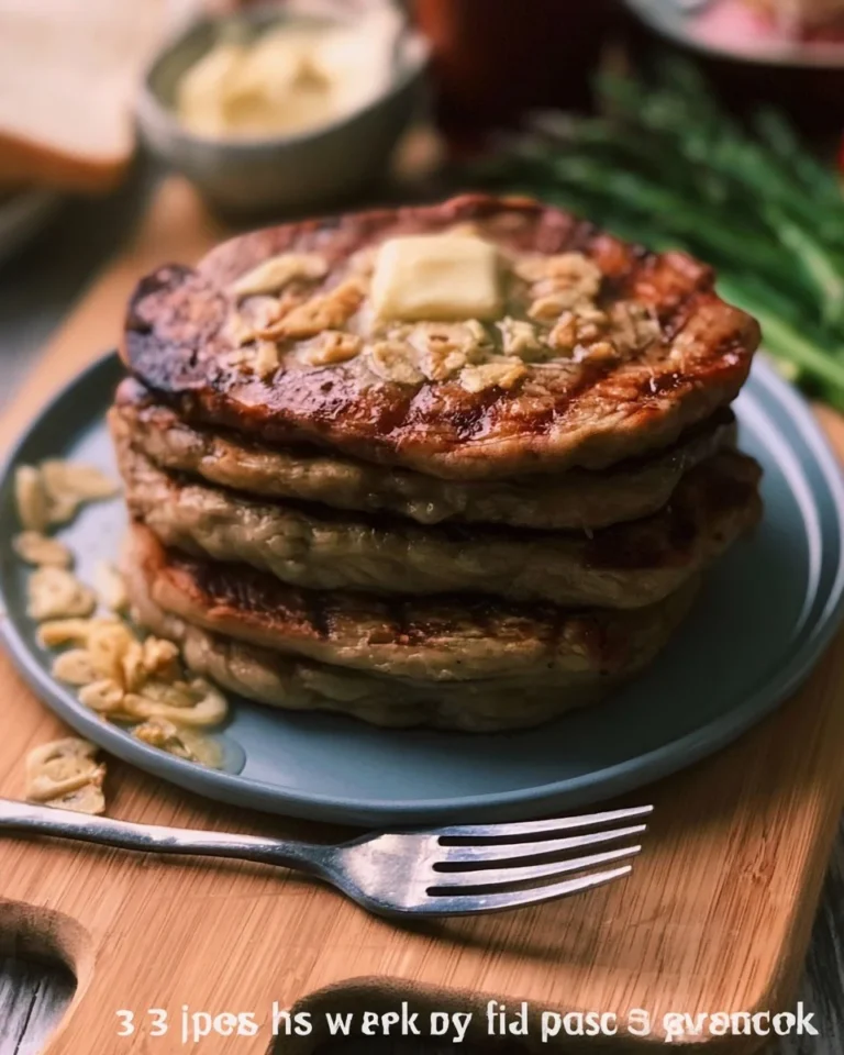 Grilled steak with garlic butter onions served on a plate