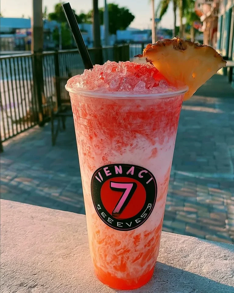 Refreshing Miami Vice drink recipe from 7-Eleven ingredients