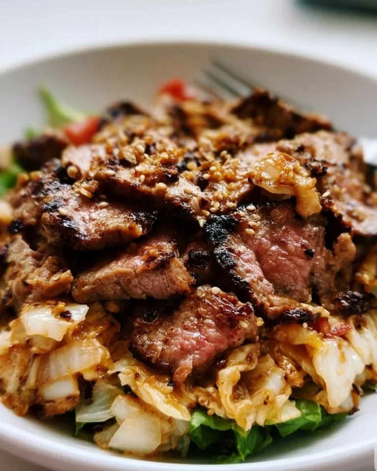 Plate of quick and easy low-carb high-protein meals ready to serve.
