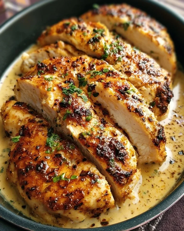 Delicious ranch chicken dish served with fresh herbs and vegetables