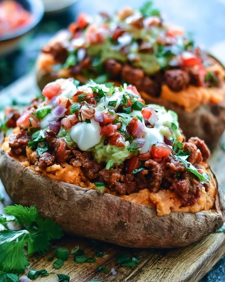 Taco Stuffed Sweet Potatoes recipe for Whole30 diet