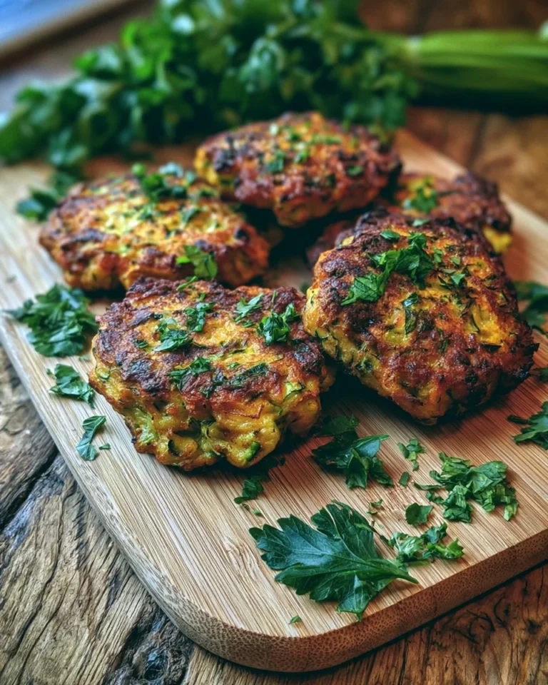 High-protein low-carb zucchini fritters made in an air fryer