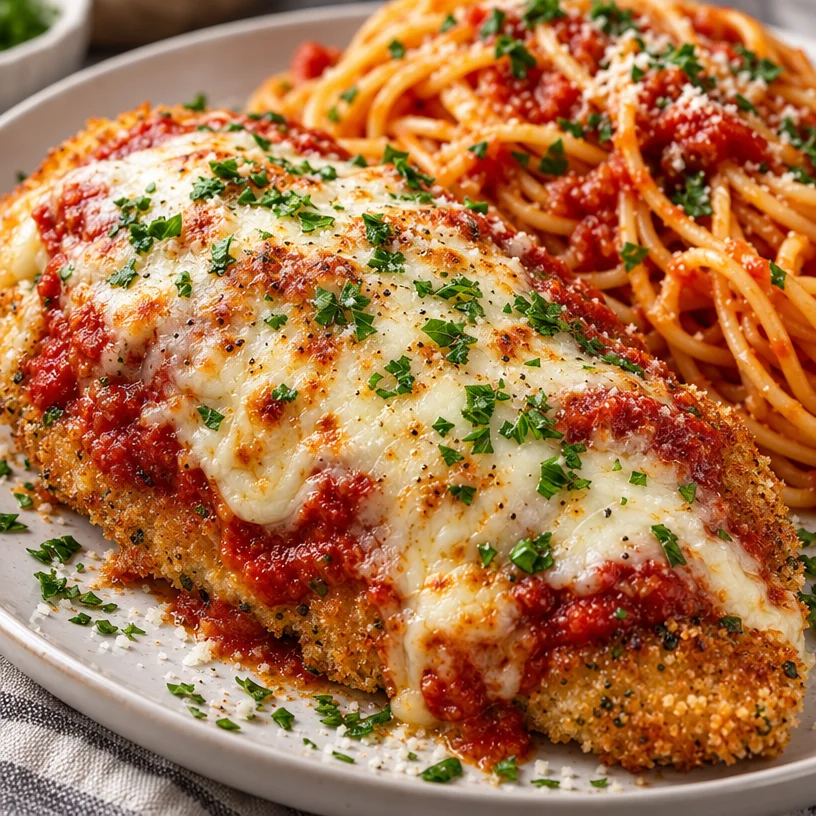 Delicious Easy Oven Baked Chicken Parmesan Recipe