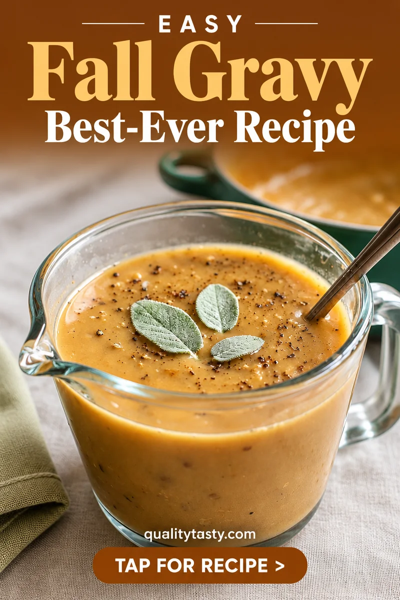 Easy Fall Gravy: Best-Ever Homemade Recipe