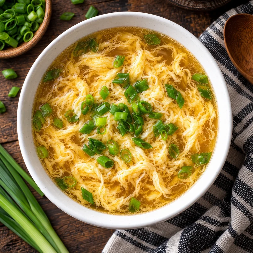 Minute Homemade Egg Drop Soup Recipe