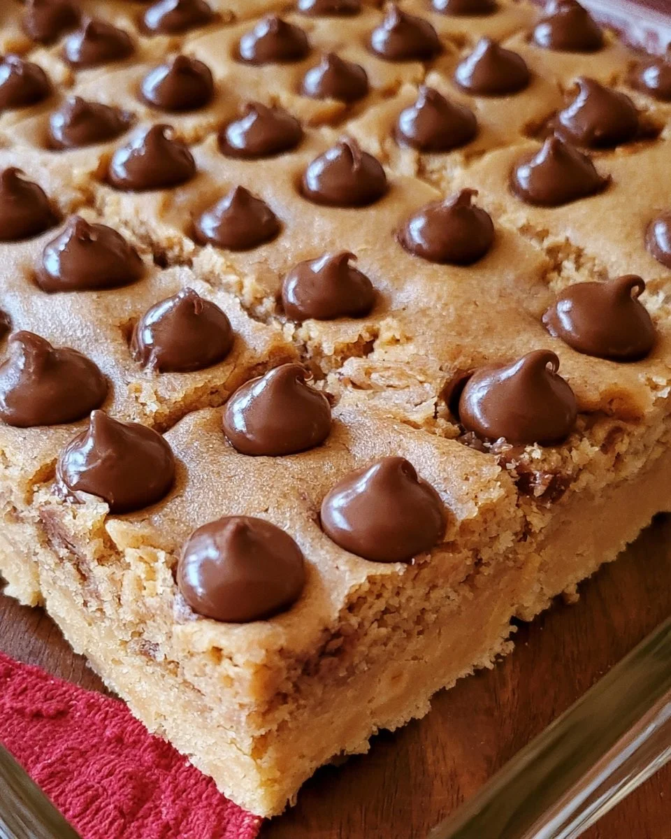 Peanut Butter Blossom Bars