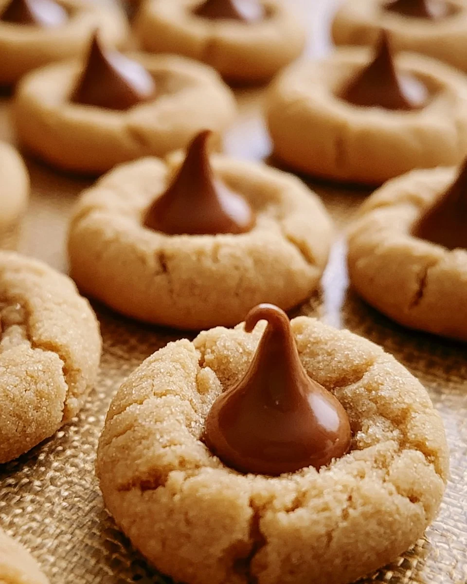 Peanut Butter Blossom Cookies